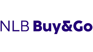 Logo NLB Buy & Go temno modre barve